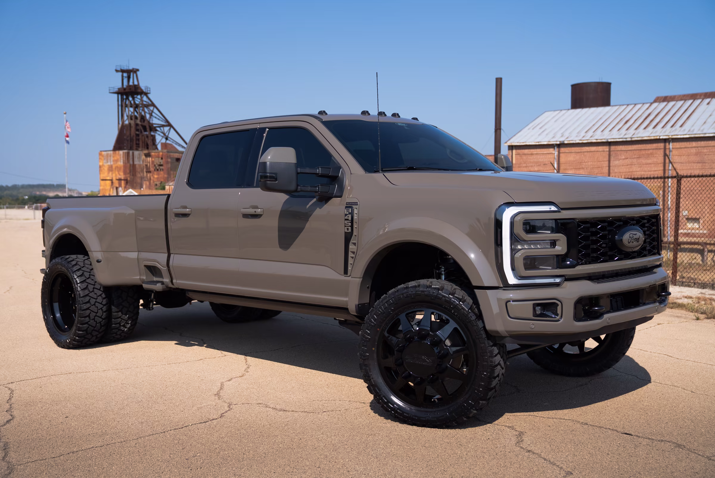 Marsh Gray Ford F-450 Platinum built by APG Customs